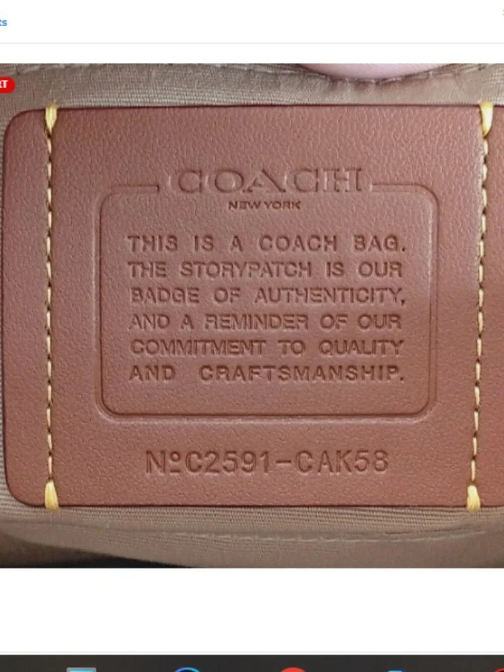 Coach Rowan Satchel Bag In Colorblock w/ Detachable Crossbody Strap Tan CAK58